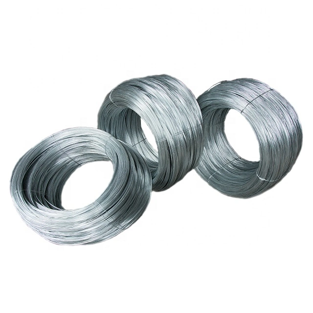 Cesta de almacenamiento de alambre de hierro galvanizado de 2.5 mm cable de acero de bajo carbono