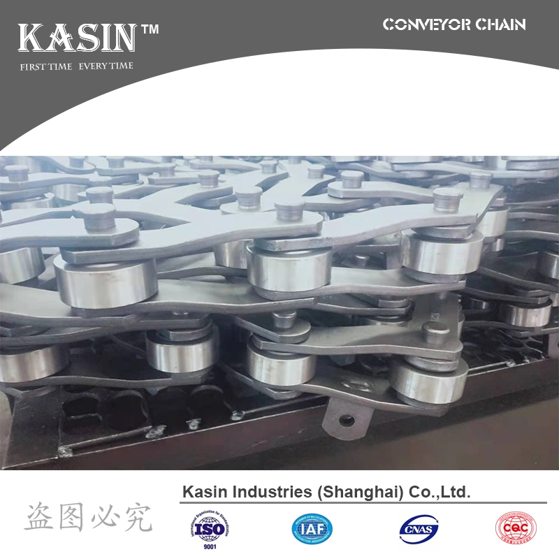 Ss22840-B Steel Engineering Class Conveyor Chain for Sugar Mill Roller Chain for Sugar Industry Chains