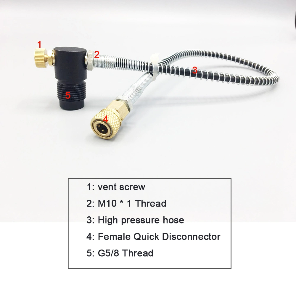 Filling Adapter G5/8 Charging Station for Air Refilling CO2 Charging