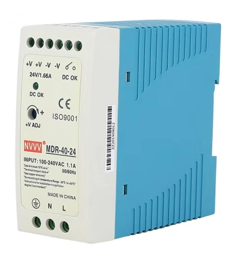 Mean Well Rail Type Switching Power Supply Mdr-10 Mdr-20 Mdr-40 Mdr-60 Mdr-100-24