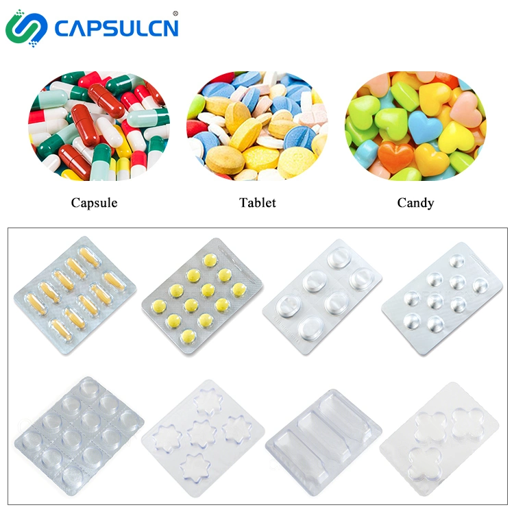 Tablet Softgel Gelatine Capsule Alu Alu Blister Packing Machine