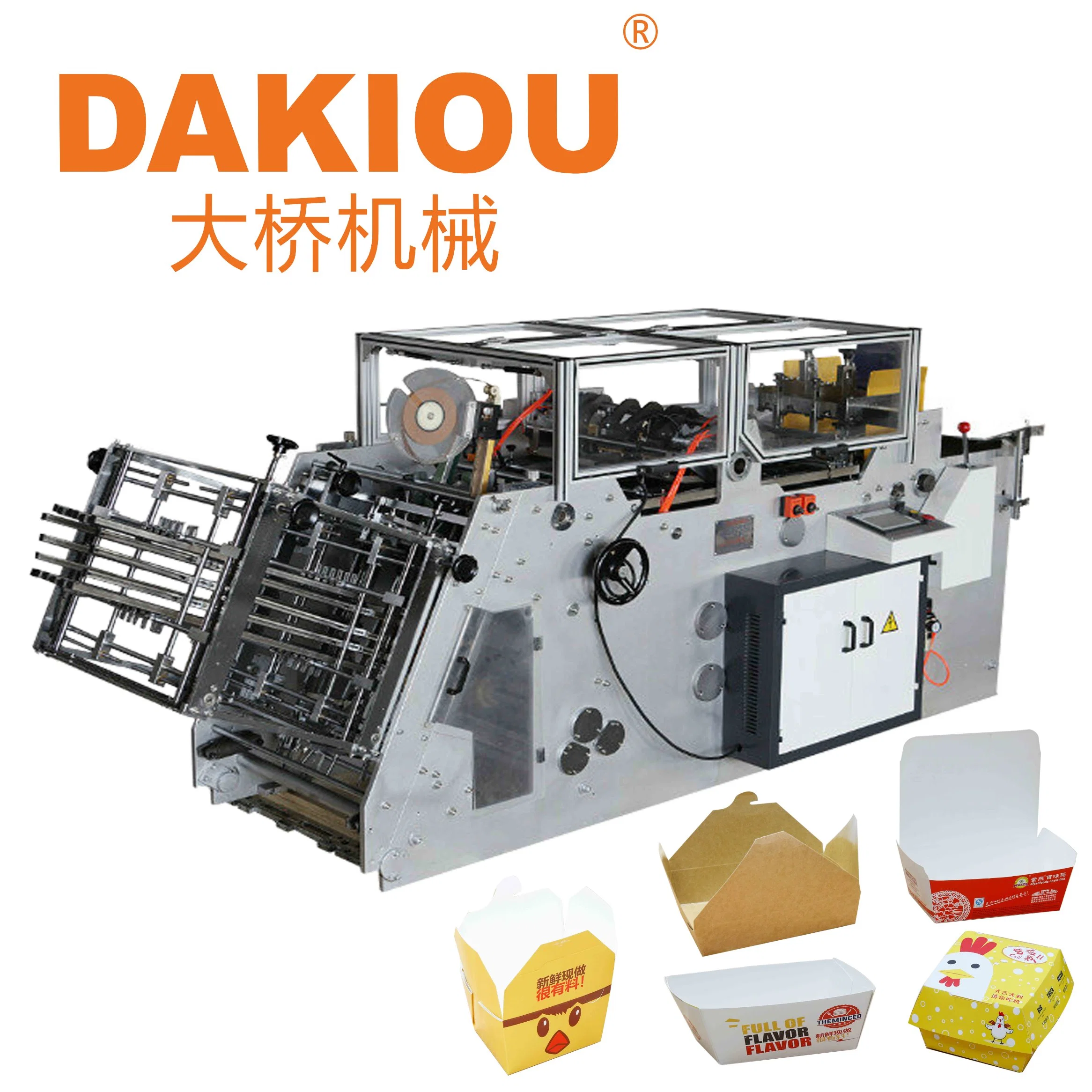 Machine de fabrication de plateaux alimentaires en carton