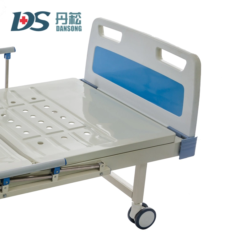 High quality/High cost performance  Adjustable 2 Functions ABS Headboard Manual Medical Hospital Bed