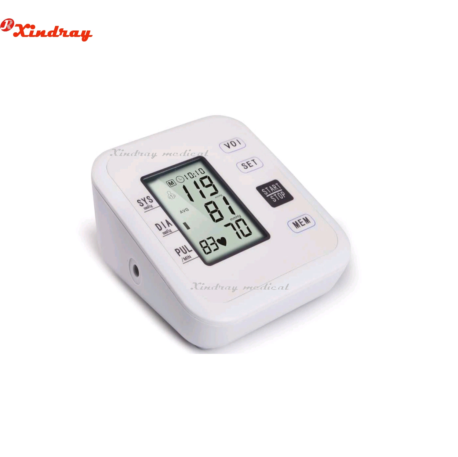 New Listing Digital Arm Upper Blood Pressure Monitor Bp Device &amp; Heart Beat Rate Pulse Meter