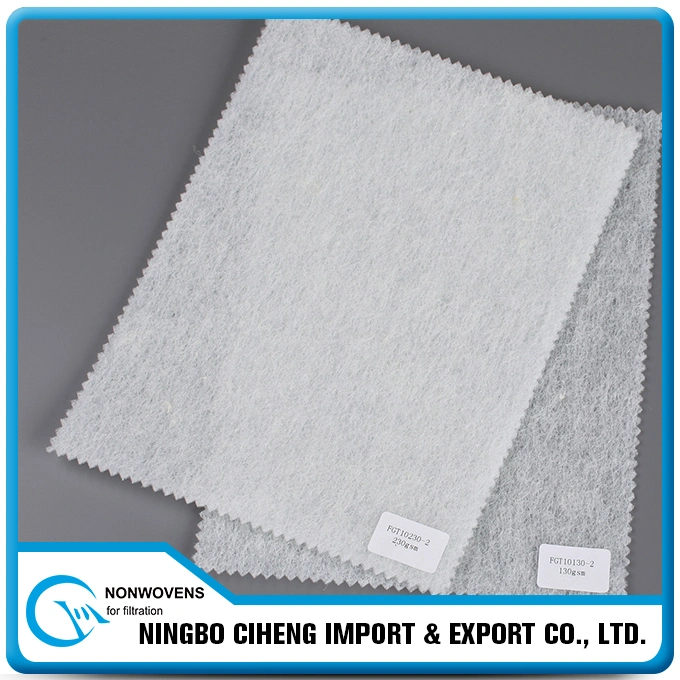 Green Dye Airlaid Filter Element Material Pleated Polyester Nonwoven Fabric