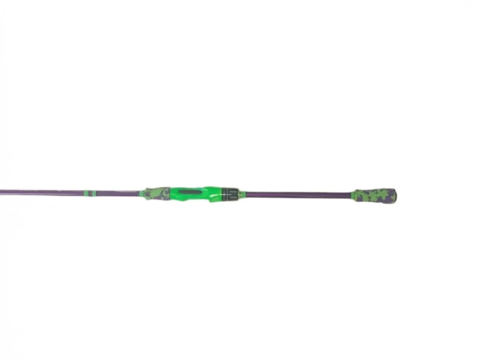 Customized 7'3"Medium Light Fast Action Line Weith 4-12lb 1 Piece Bass Fishing Rod