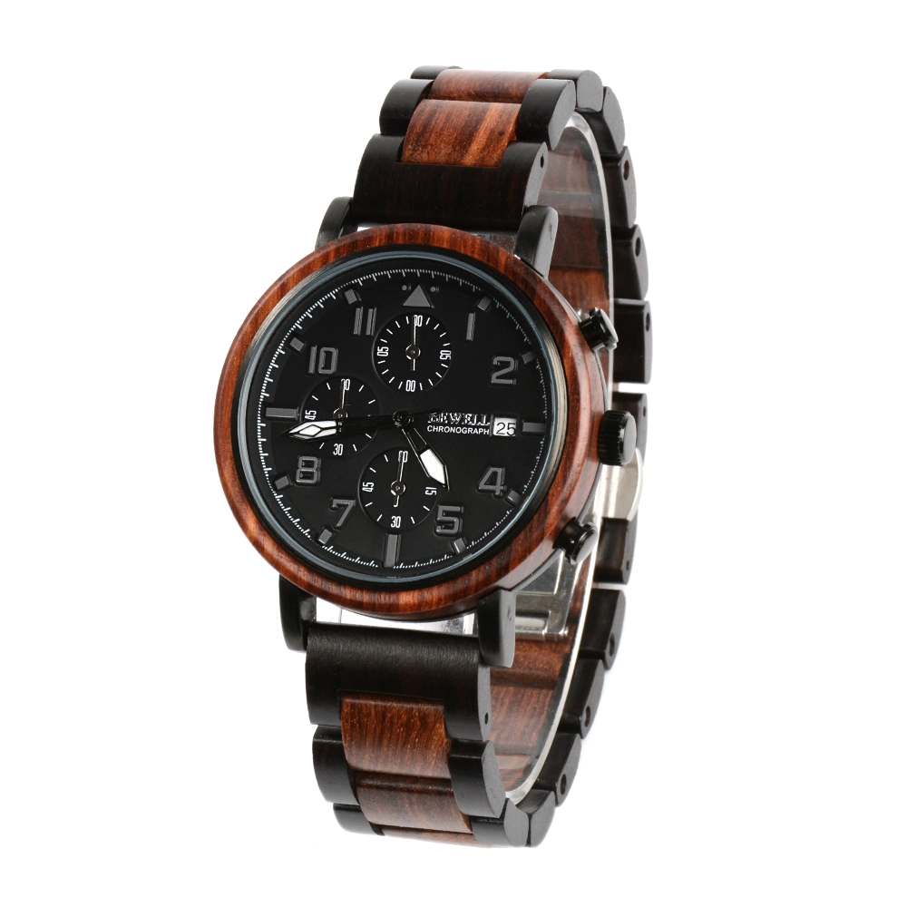 Japan Movement Quartz Watches High quality/High cost performance  Wooden Wristwatches 3ATM Watch Mens