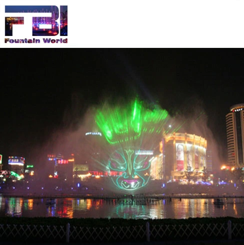 20000lm Projector Outdoor Large Decorative 3D Water Screen Movie Fountain