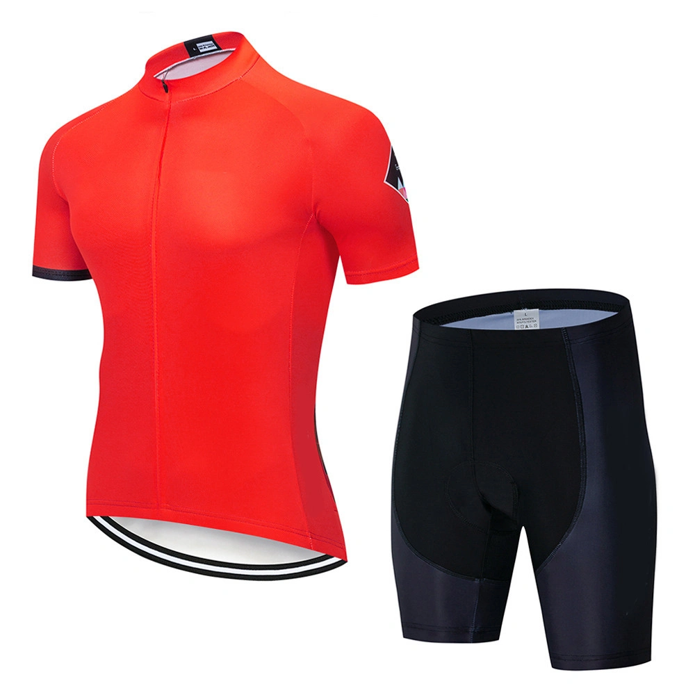 2021 Newest Custom Breathable Quick Dry Men Cycling Wear Short Sleeve Bicycle Clothing Set Slim Lightweight Cycling Wear