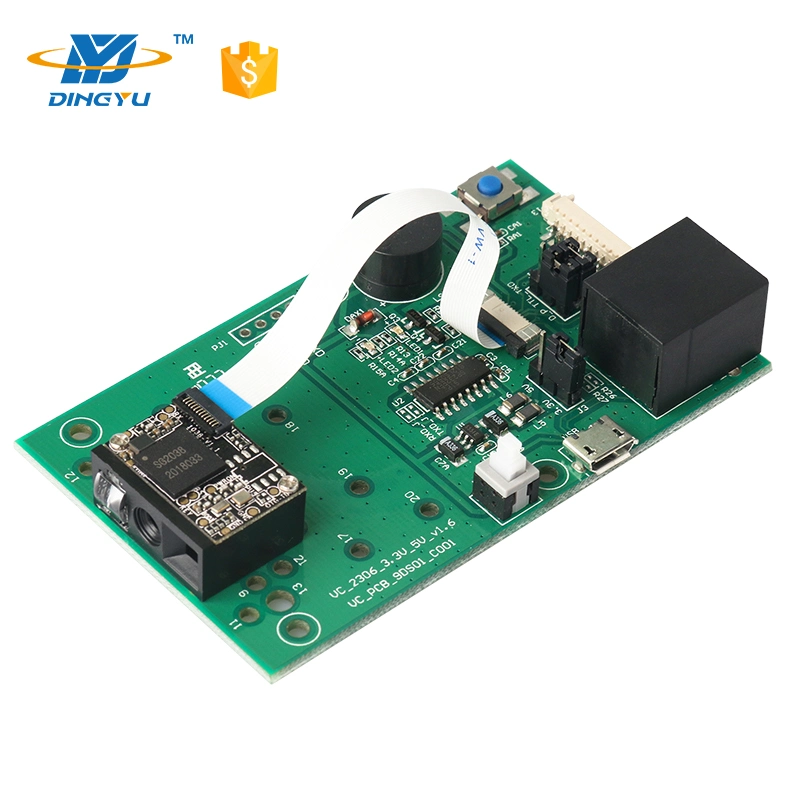 OEM 32 Bit 2D Mini CMOS Barcode Laser Scanner Module with Flat Cable