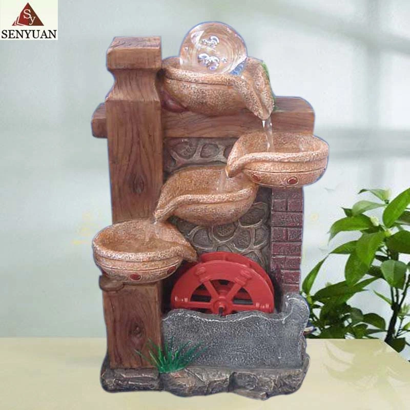 Polyresin Indoor Desktop Fountain Home Decoration