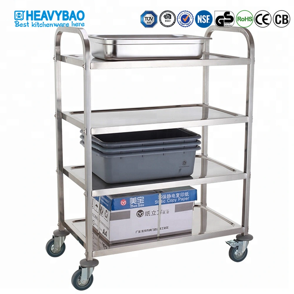 Heavybao Kitchen Service Food Hand Storage Trolley Cart with Wheels