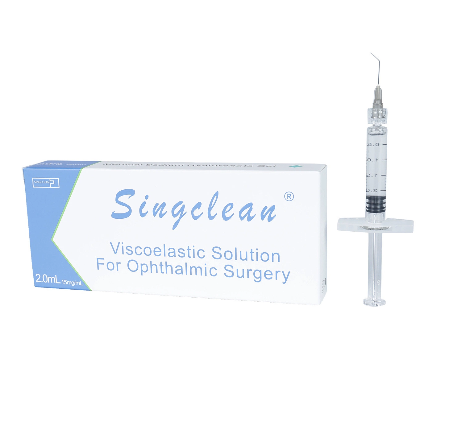 Viscoelastic Excellent Maximum Protection Singclean Sodium Hyaluronate Gel for Intraocular Injection