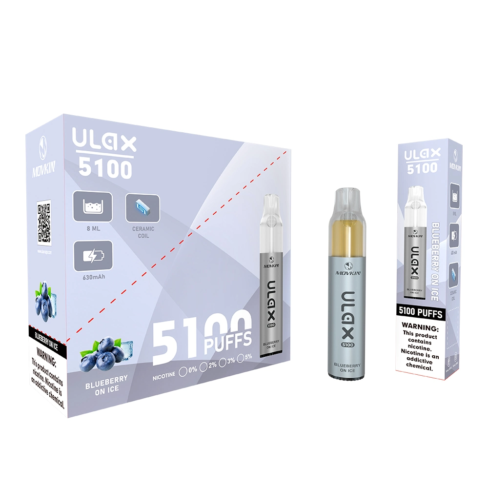 Wholesale/Supplier 10ml E CIGS Fumot Vape 5100 Puffs with Ceramic Coil Ulax 5100 Disposable/Chargeable Vape