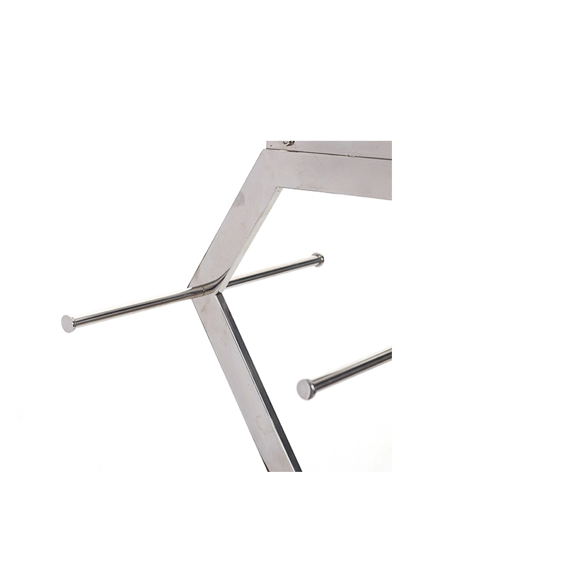 Custom Stainless Steel Supermarket Metal Floor Display Stand with Metal