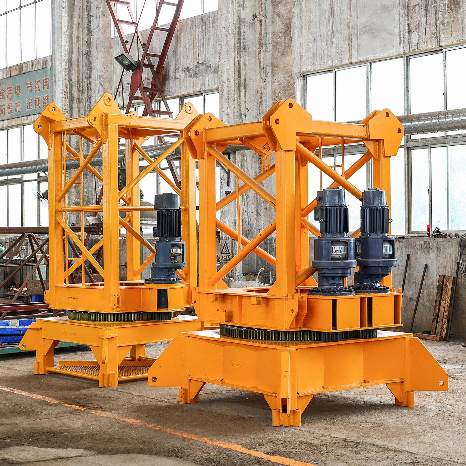 Factory Price Hot Sale 8t 60m Jib Length Flat-Top Hydraulic Tower Crane