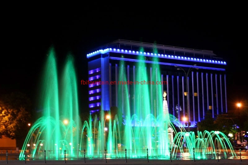 Customized Pond Musical Water Dancing Fountain with LED Lights