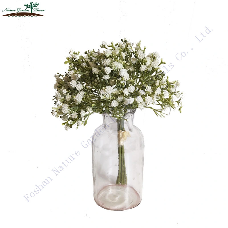 Populares flor artificial para la decoración de bodas Gypsophila Babysbreath plástico