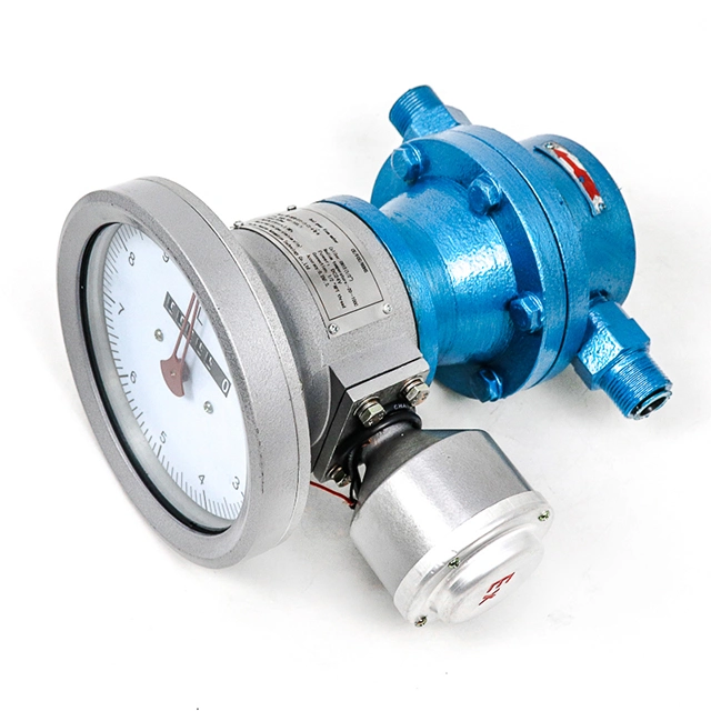 Top Selling Customizable Industrial Oval Gear Flow Meter Pulse Diesel Flow Meter Oval Gear Flow Meter with Preset Function