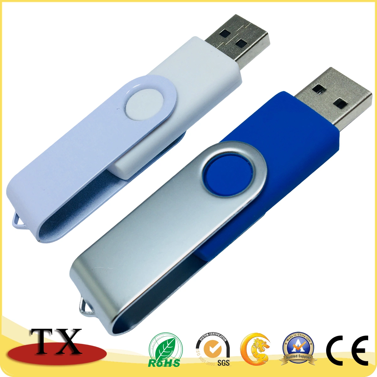 Hot Sale 2.0 USB Flash Drive Swivel-Type Cost-Effective