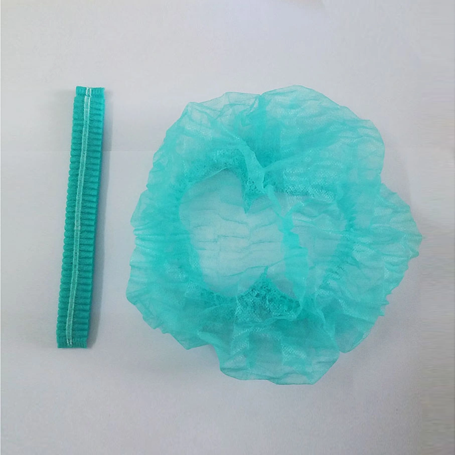 Disposable Non Woven Hair Cover Anti-Dust Bouffant Cap 18''