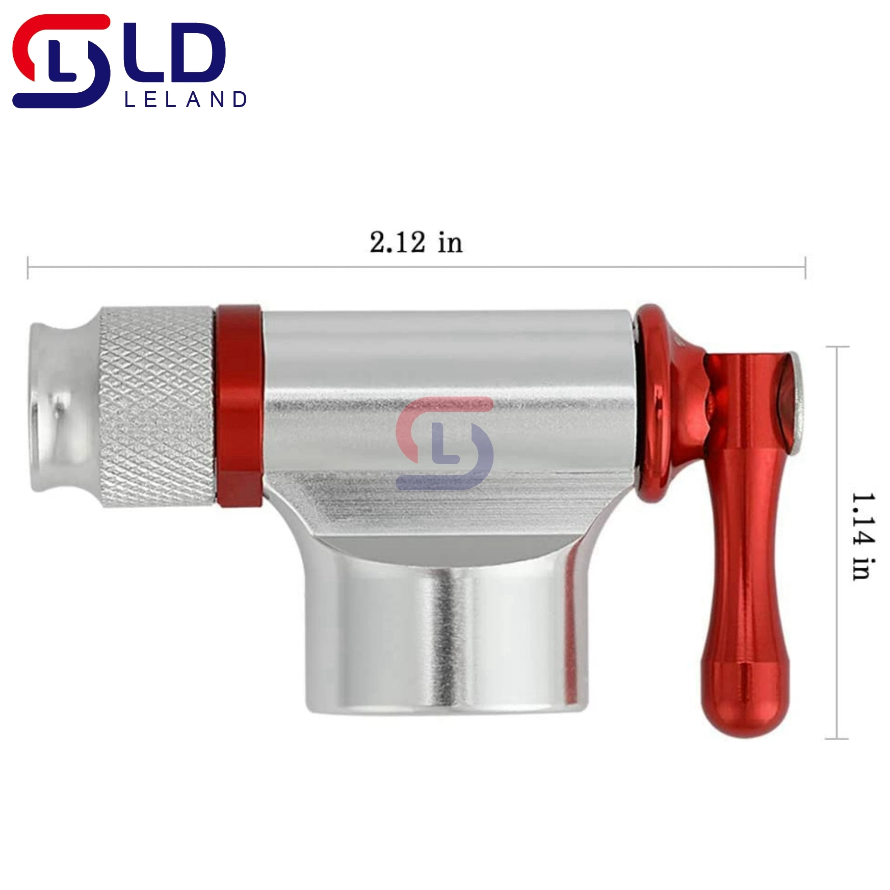 Factory Direct Supply Red Best Bicycle Inflator Tool and PRO Bike CO2 Tool for Bicycle Tire Pump