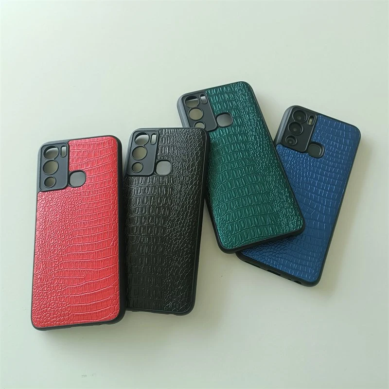 Crocodile Texture Genuine Leather for Samsung A53 A23 A13 A53 S21 Mobile Phone Case