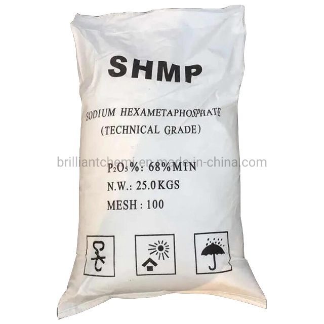 Water Treatment Agent Tech Grade SHMP Sodium Hexametaphosphate for Water Softer