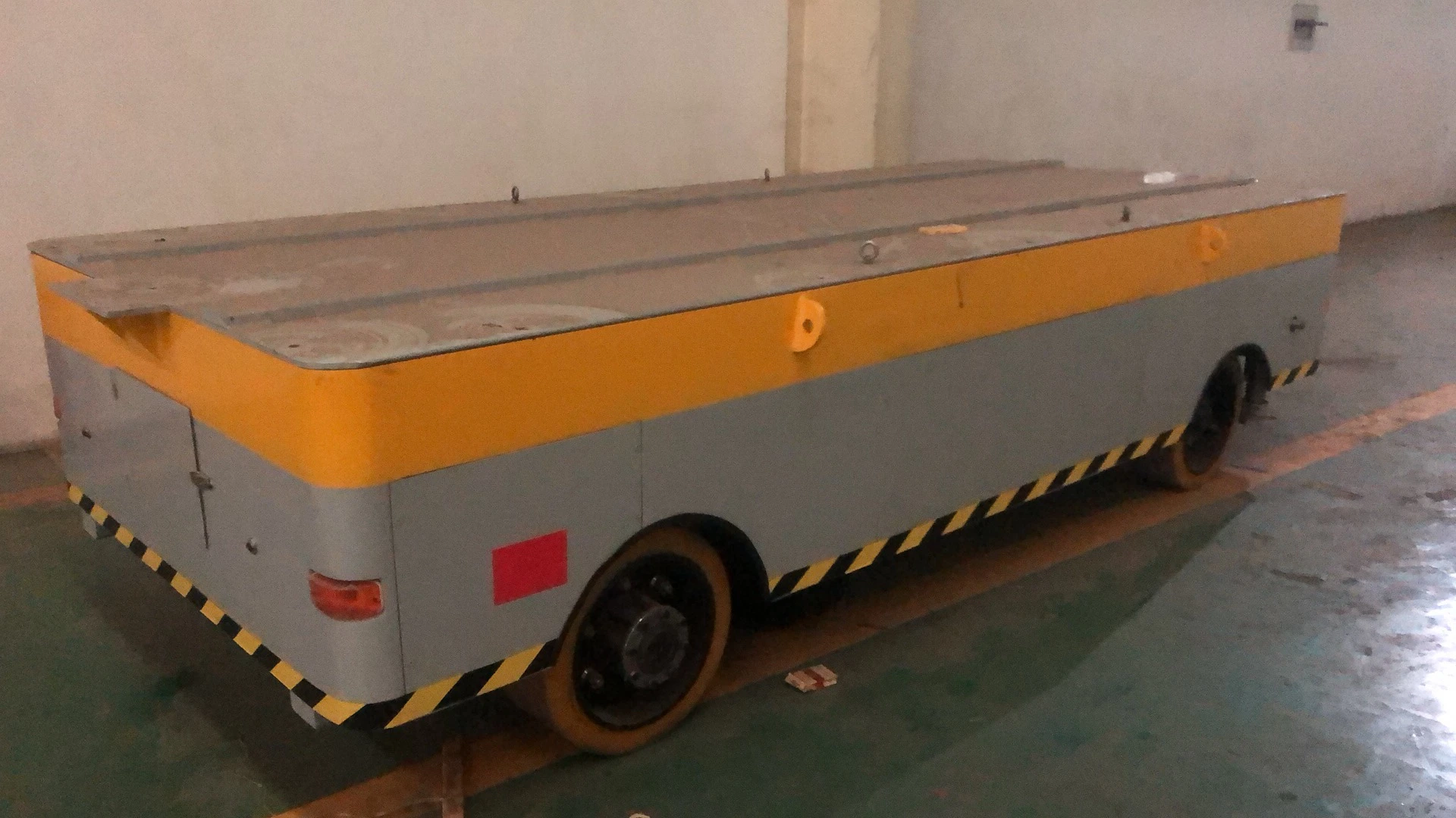 Customized Trackless Battery Electrical Flat Car 50 Ton Electric Transfer Flat Trolley