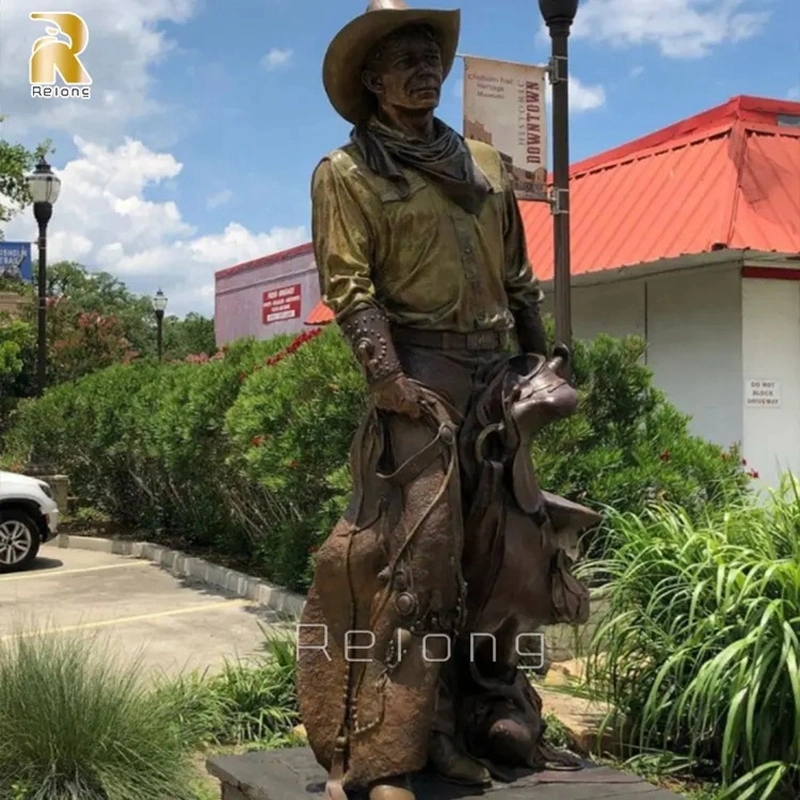 Parque al aire libre decoración moderna Bronce Militar Soldado Estatua Fabricante