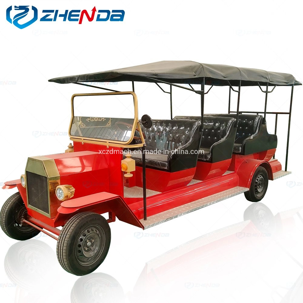 Classic Electric Vehicle/Zhenda Vintage Car/Sightseeing Gran Torino for/Golf Car