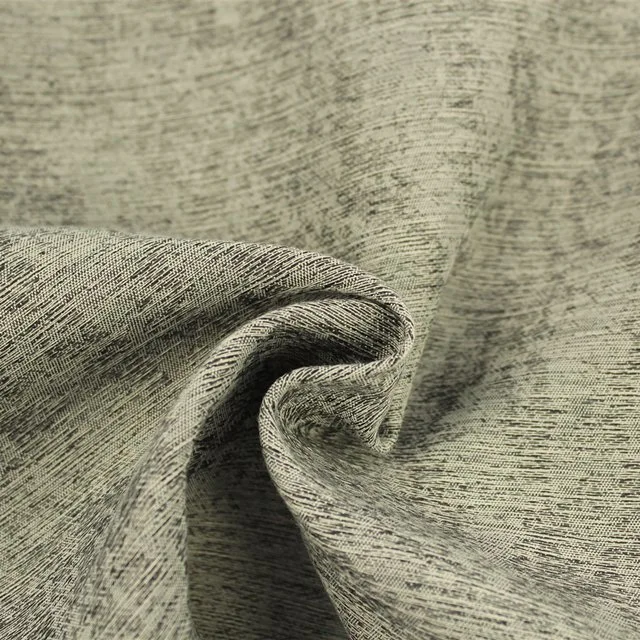 Wujiang Supplier Ifr Polyester 300d Linen-Like Blackout Curtain Fabric for Bedroom