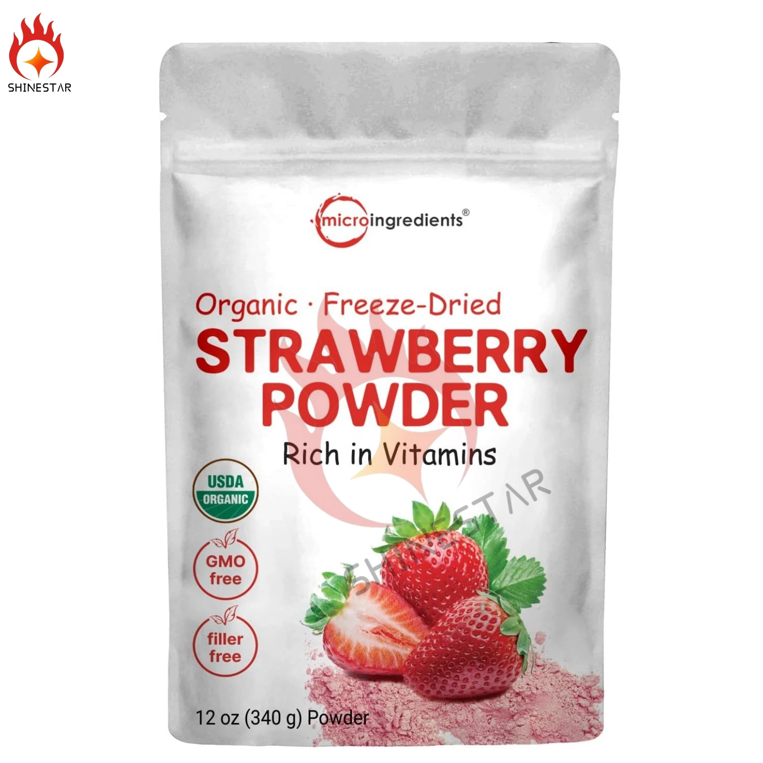 Food Organic Freeze-Dried Fruit Juice Vegetable Powder Plastic Packaging Bag for Bakery