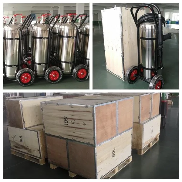 25L 50L 75L 100L SUS304 Stainless Steel Trolley Fire Fighting Equipment Fire Extinguisher Wholesale/Supplier From Manufacturer