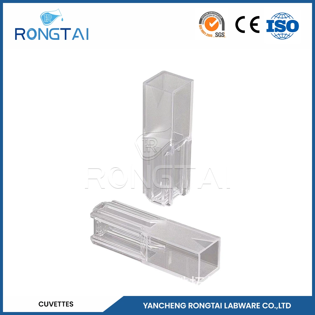 Rongtai Labware Wholesale/Supplierr Plastic Cuvette Cheap China 4.5ml 10mm Laboratory Plastic Cuvettes