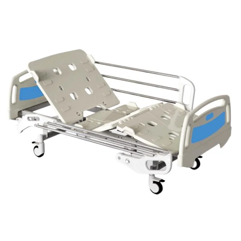 Multifunction Backrest Legrest Hi-Low Adjustable Vertical Lift Electric Hospital Bed on Casters