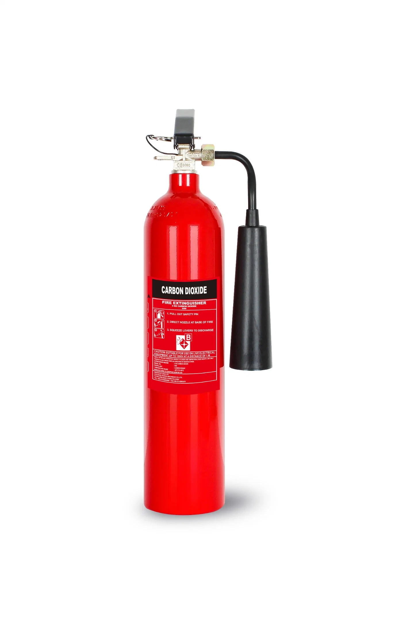 2kg 3,5kg 5kg 7kg ISO9809-1 Standard-Löschanlage Zylinder/CO2 Gasstahl Aluminium Feuerlöscher Zylinder