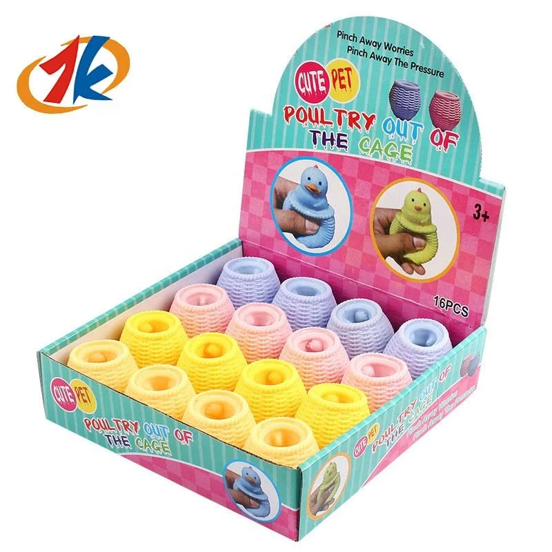 2024 New Ins Style Vent Chicken Coop Cup Squeeze Cup Pinch Glücklich Pet Cup Spoof Dekompression Spielzeug Squeeze Squeak Spielzeug