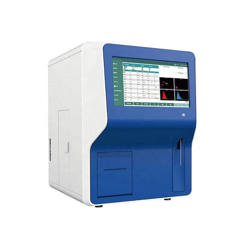 Hot Sale Automated Human Auto 5 Part Veterinary Hematology Blood Cbc Analyzer