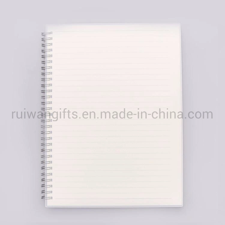 Tapa de PP Cuaderno de espiral Cuaderno de escuela A5, A6, B5