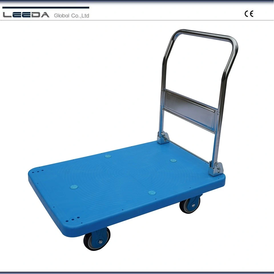 300kg Plastic Platform Trolley PC302c with Non-Marking Silence Casters