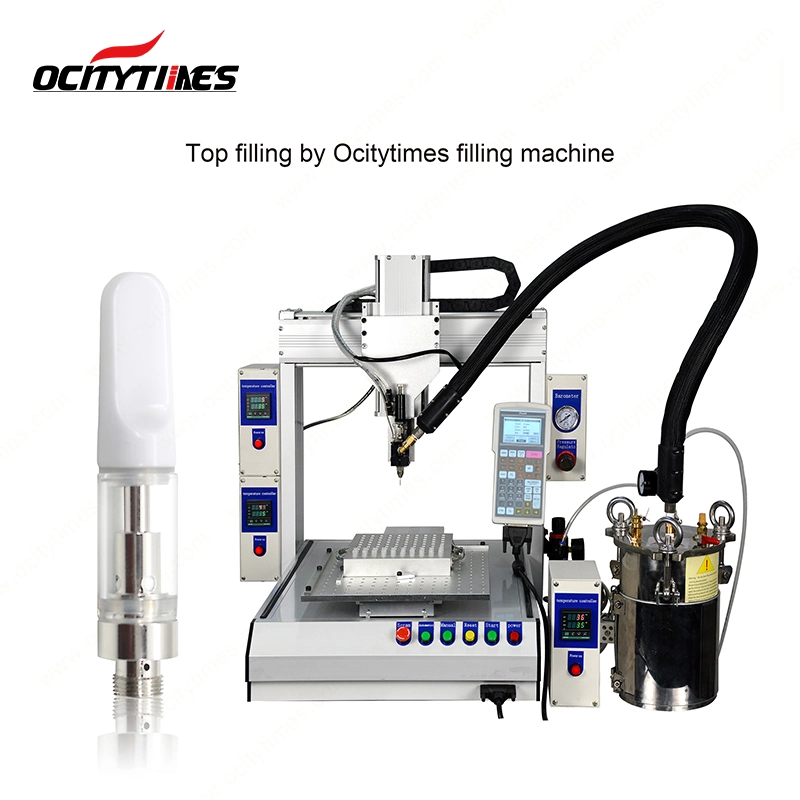 OcityTimes Metal VAPE cartucho de vidrio de aceite 510 tanque de vidrio de aceite Sin fugas