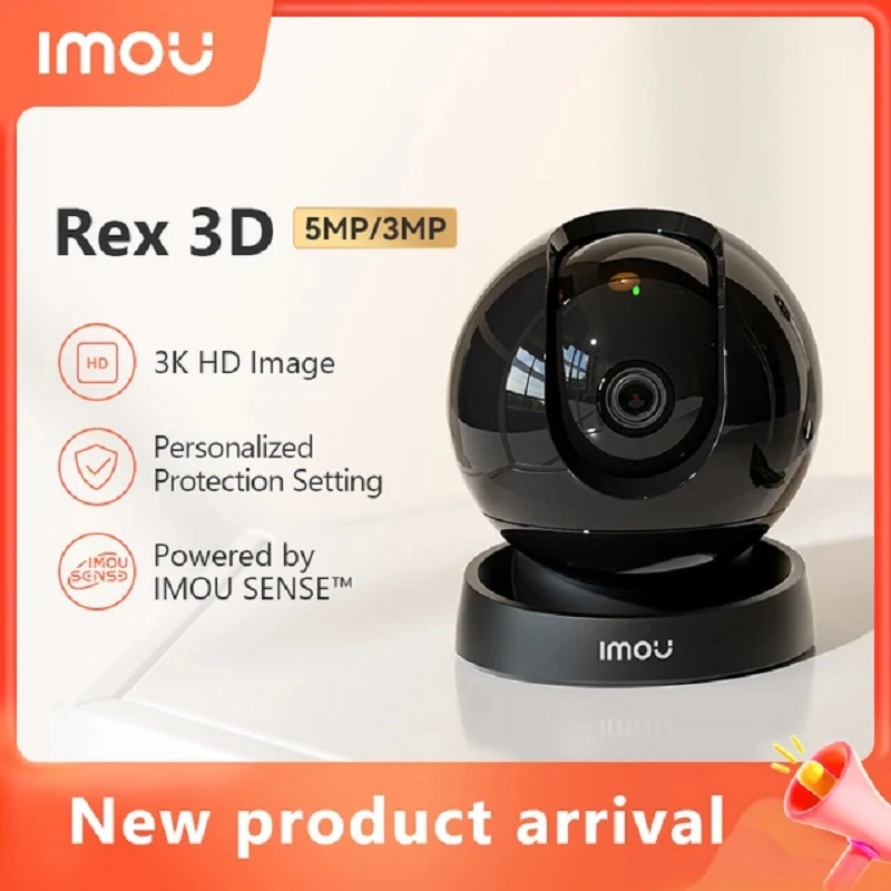 Idou WiFi Rex 3D 5MP Vigilancia Protección del bebé Dahua Mini Cámara inalámbrica de seguridad