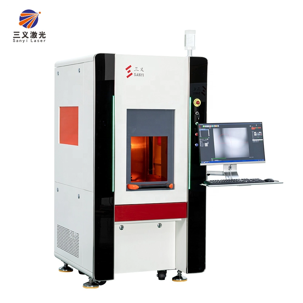 SANYI 4P Round Diamond Green Laser Cutting Machine