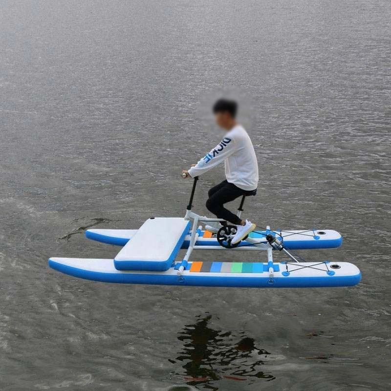 Popular Entertainment Single Inflatable Water Sup Board Bike Sports Equipment
