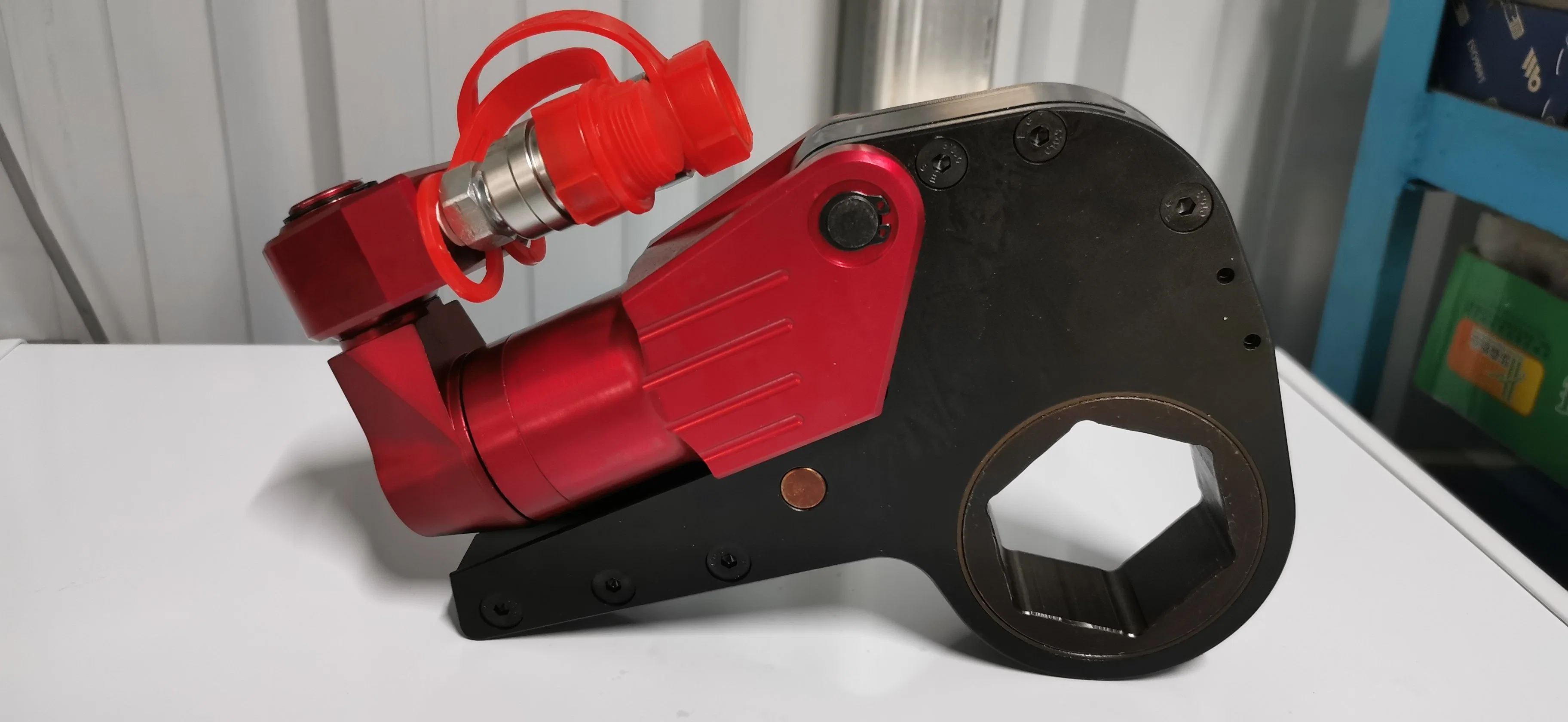 Wklc Series Torque Controlled Impact Wrench Small Electric Hollow Hydraulic Torque Wrench Hollow Low Profile Torque Wrench