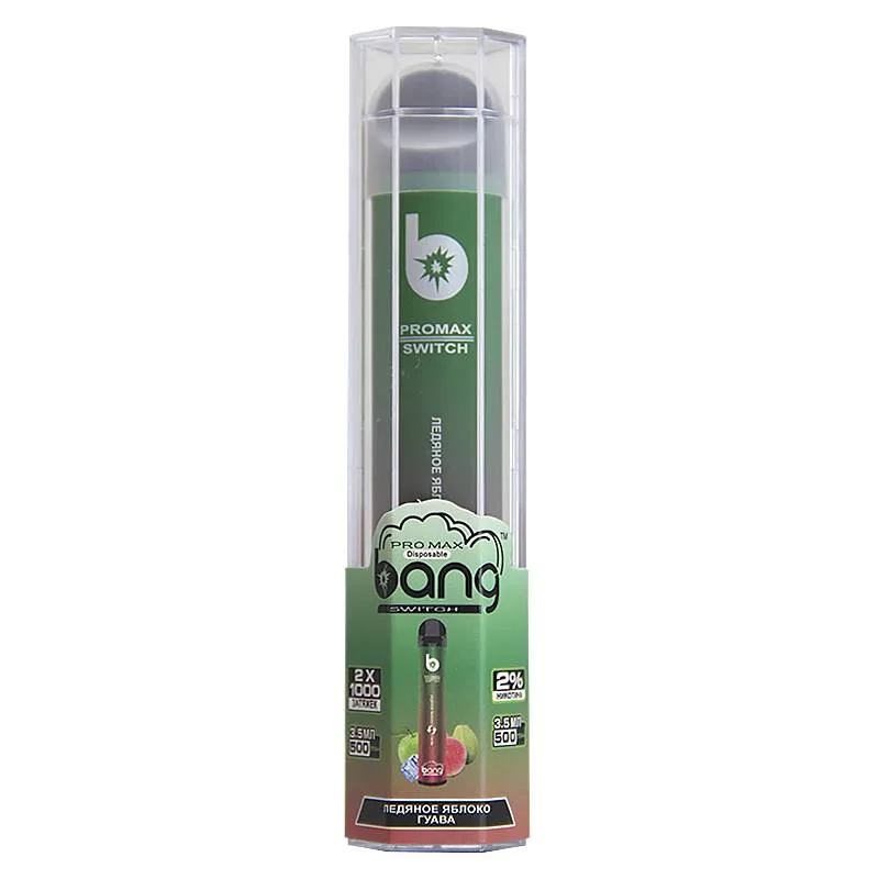 Cigarrillo electrónico más populares Bang Pro Max conmutador 2000 inhalaciones Hot vender