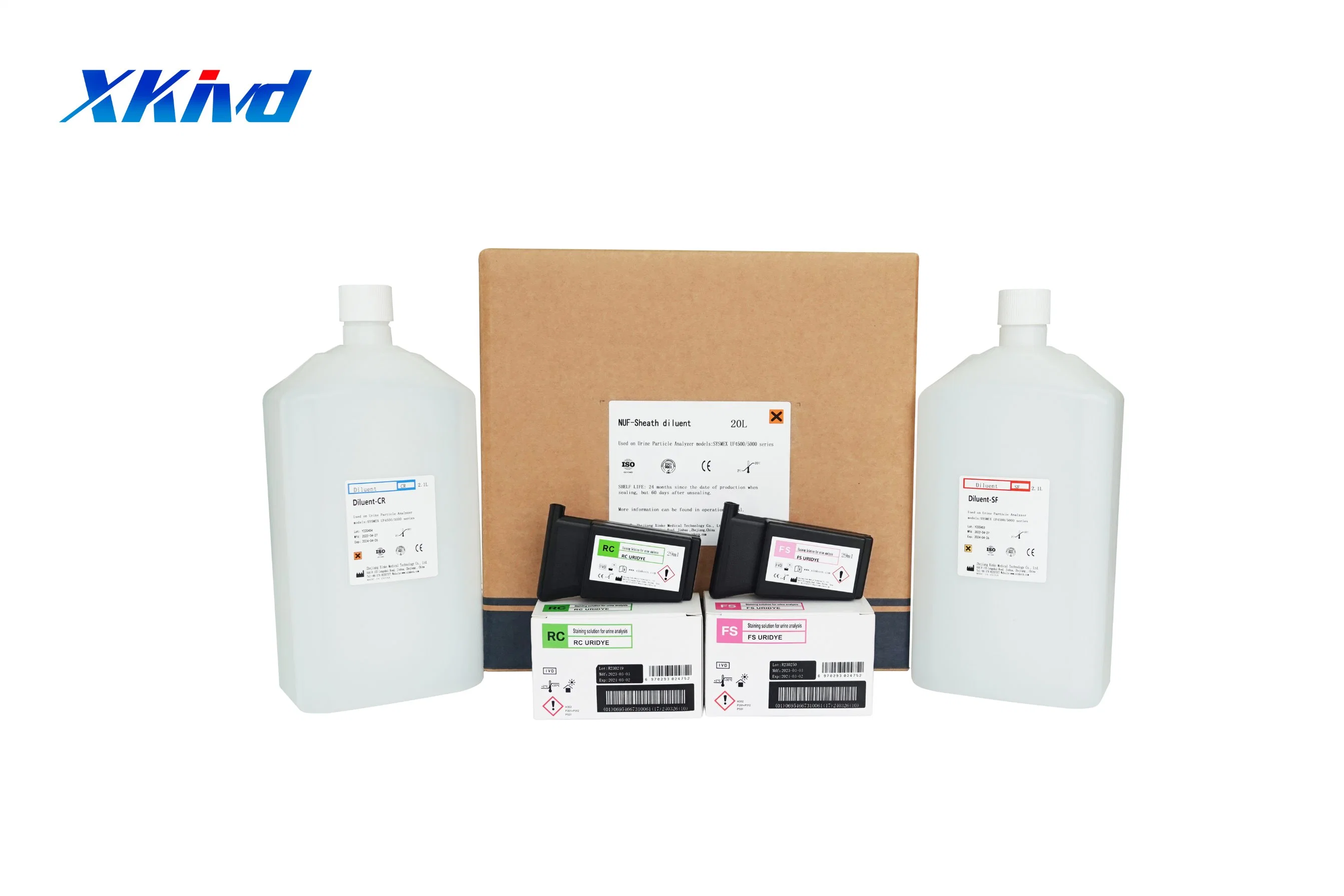 Fluorocell Sysmex Hematology Analyzer Reagent Sysmex Xn-1000 Xn350/550 Cellpack Dcl Cellpack Lyse Cell Cleaner