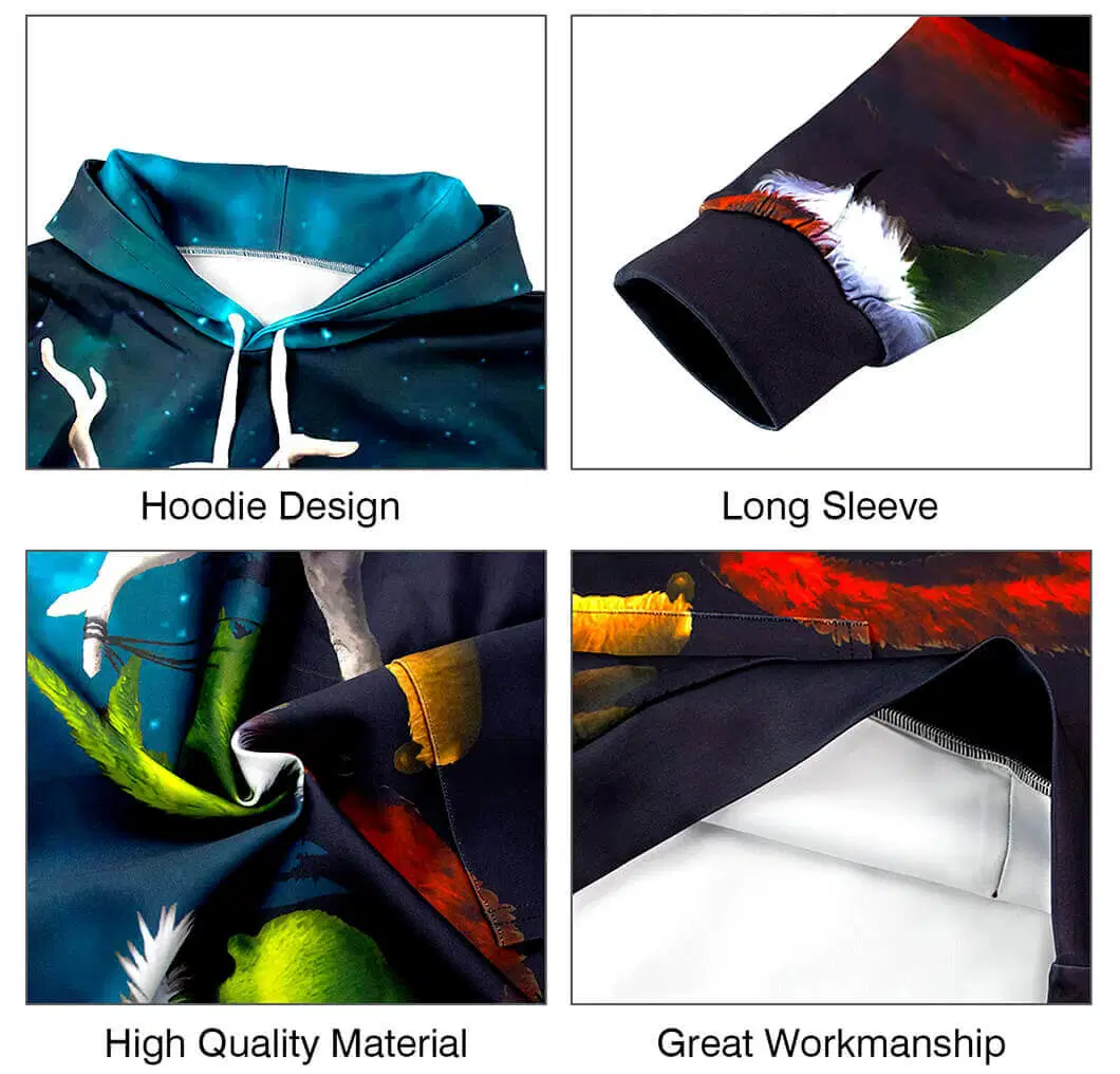 Long Sleeve Sweatshirt Solid Warm Winter Clothing Cotton Sweatshirt Hooded Jacket Wholesale/Supplier