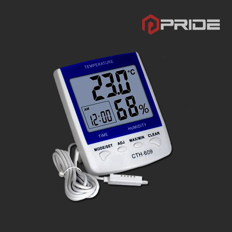 Cth-609 Digital Thermometer and Hygrometer Big LCD to Read